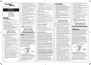 Manual de uso Hamilton Beach 22816 Tostador