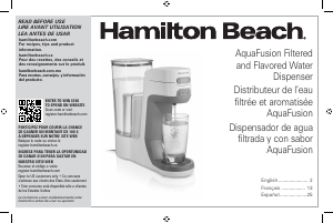 Handleiding Hamilton Beach 87320 Waterdispenser