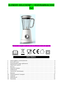 Instrukcja Hoffen TB-9296 Blender