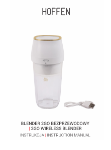 Instrukcja Hoffen PB-0364W Blender