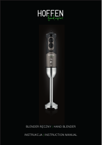 Instrukcja Hoffen GHB-8422 Hand Blender