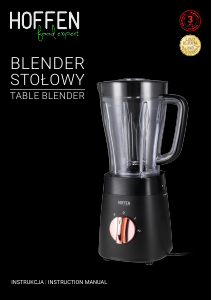 Instrukcja Hoffen TB-1557 Blender