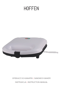 Handleiding Hoffen SM-0418DG Contactgrill