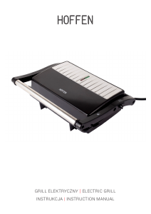 Instrukcja Hoffen SG-1027 Kontakt grill