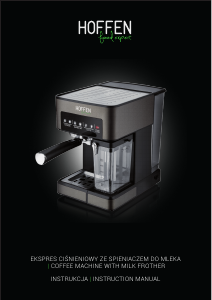 Instrukcja Hoffen CM-9148 Ekspres do espresso