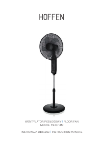 Manual Hoffen FS40-14M Fan