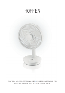 Manual Hoffen HMA0023 Fan