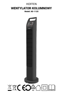 Manual Hoffen AD-1125 Fan