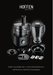 Manual Hoffen FP-0144 Food Processor