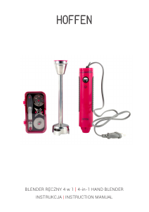 Manual Hoffen HBB-9007P Hand Blender