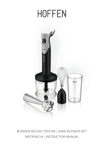 Instrukcja Hoffen HB-1096 Blender ręczny