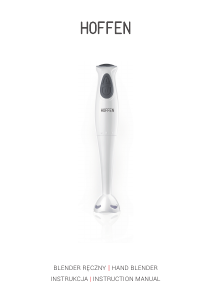 Manual Hoffen HB-8022-18B Hand Blender