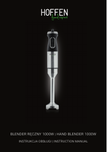 Manual Hoffen HB-9292 Hand Blender