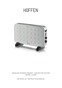 Manual Hoffen DL04A Heater