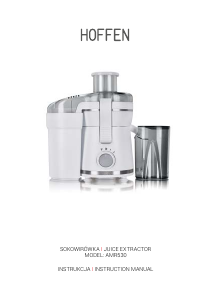 Manual Hoffen AMR530 Juicer