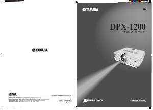 Manual Yamaha DPX-1200 Projector