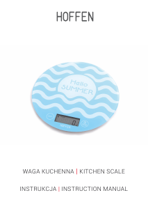 Manual Hoffen KS-8310-18W Kitchen Scale