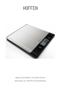 Manual Hoffen KS-8106 Kitchen Scale