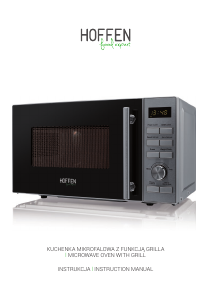 Manual Hoffen D70H20EL-ZW Microwave