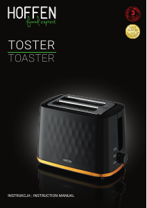 Manual Hoffen T-2279-W Toaster