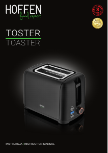 Manual Hoffen T-1552 Toaster