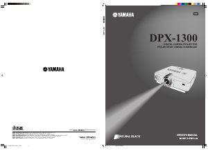 Manual Yamaha DPX-1300 Projector