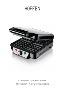 Manual Hoffen WM-8105-18 Waffle Maker