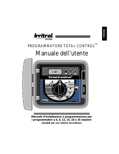 Manuale Irritrol Total Control Centralina irrigazione