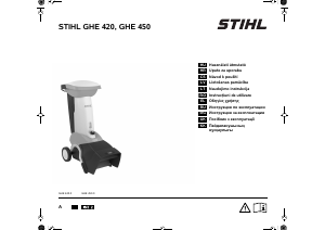 Vadovas Stihl GHE 450 Sodo smulkintuvas