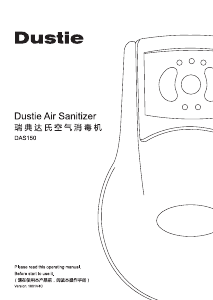 Manual Dustie DAS150 Air Purifier