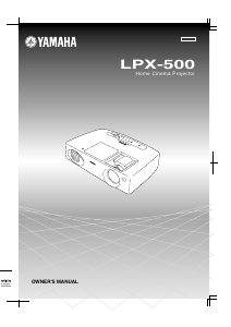 Manual Yamaha LPX-500 Projector