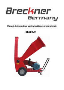 Manual Breckner BK98000 Tocător grădină