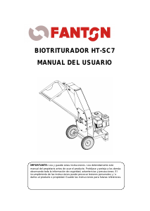 Manual de uso Fanton HT-SC7 Biotriturador