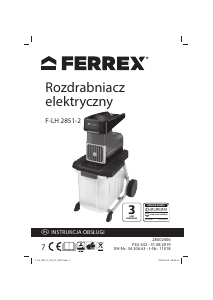 Instrukcja Ferrex F-LH 2851-2 Rozdrabniacz