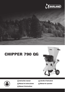 Manual de uso Garland Chipper 790 QG Biotriturador