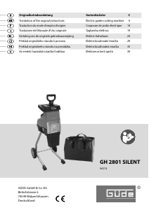 Manual Güde GH 2801 Silent Garden Shredder