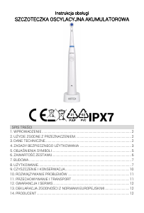 Instrukcja Hoffen AL-6202 Szczoteczka elektryczna