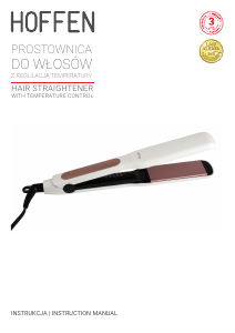 Manual Hoffen HS-2105 Hair Straightener