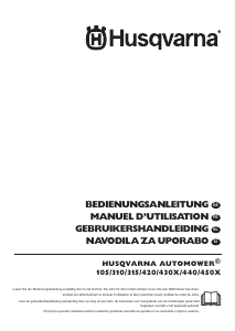 Mode d’emploi Husqvarna Automower 440 Tondeuse à gazon