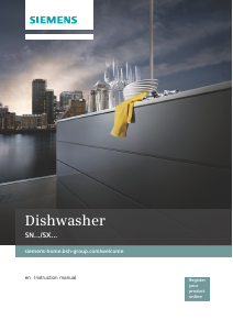 Manual Siemens SN236W01IG Dishwasher