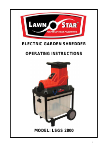 Manual Lawn Star LSGS 2800 Garden Shredder