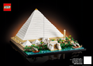 Käyttöohje Lego set 21058 Architecture Gizan suuri pyramidi