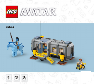 Vadovas Lego set 75573 Avatar Skrajojantys kalnai: 26 aikštelė ir RDA Samsonas