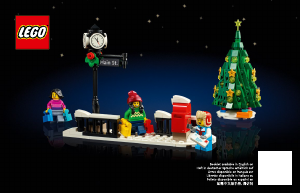 Manual Lego set 10308 Icons Natal na Rua Principal