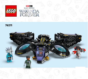 Manuál Lego set 76211 Super Heroes Shuriin tryskáč Sunbird