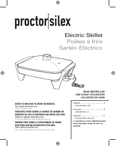 Mode d’emploi Proctor Silex 38526PS Poêle
