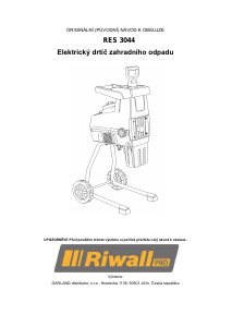 Instrukcja Riwall RES 3044 Rozdrabniacz