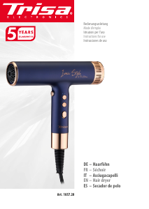 Manual Trisa Iconic Style Hair Dryer