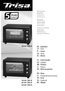 Handleiding Trisa Forno Gusto 34L Oven