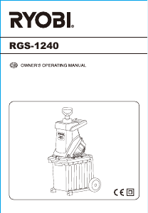 Handleiding Ryobi RGS-1240 Hakselaar